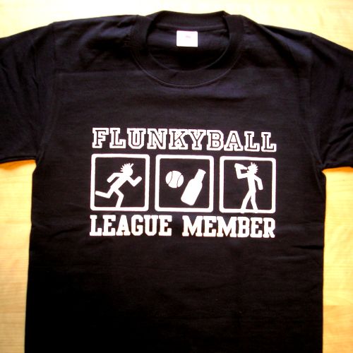 T-Shirt \"Flunkyball League\"