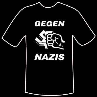 T-Shirt "Gegen Nazis"