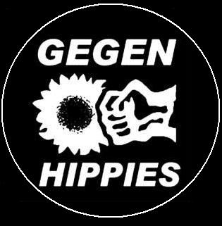 Button Gegen Hippies