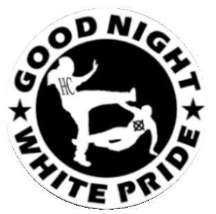 Button Good night whight pride sw