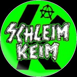 Button Schleim keim "Logo grün"