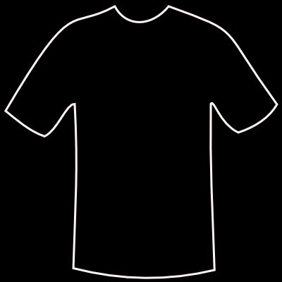 T-shirt "Schwarz unbedruckt"
